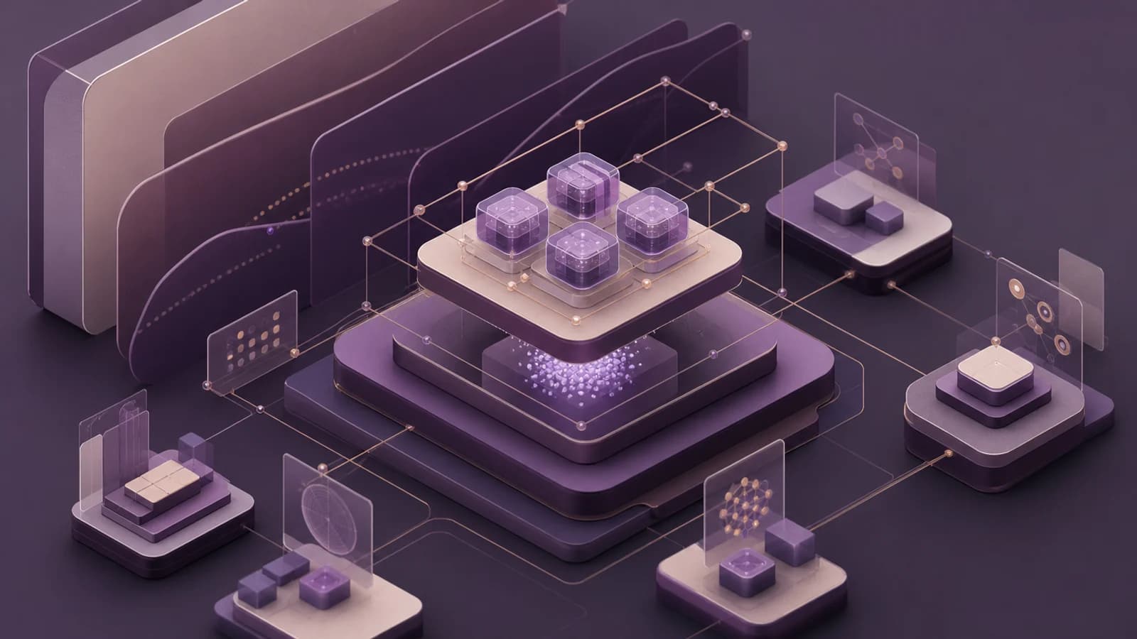تصویرسازی مفهومی برای خبر «معماری پلتفرم عامل‌های هوش مصنوعی روی Amazon Bedrock AgentCore؛ طرح مرجع AWS»