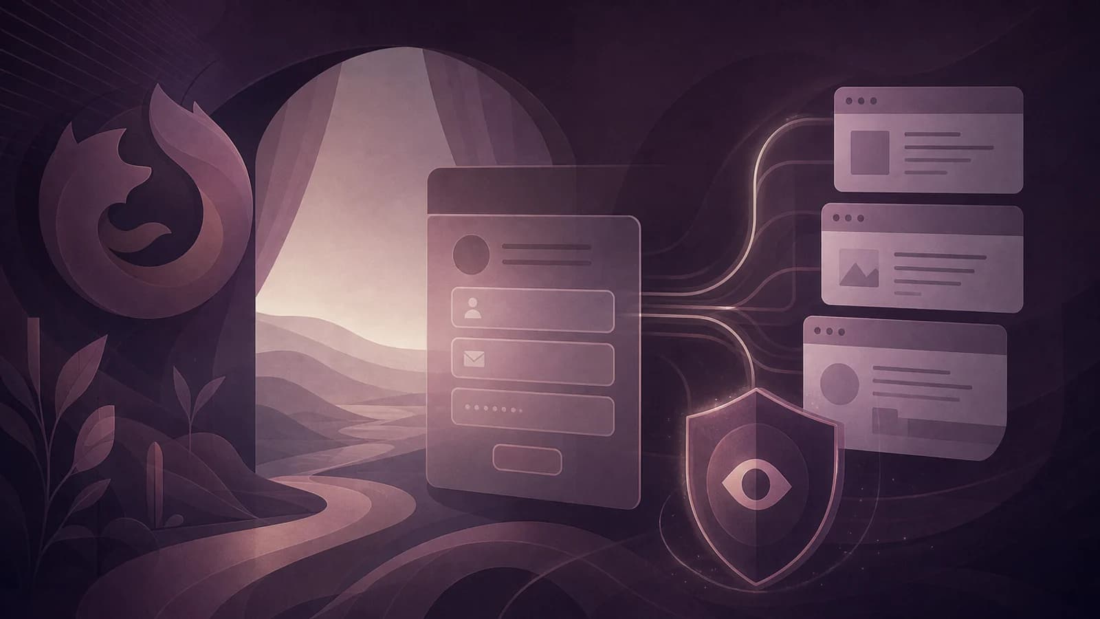 تصویرسازی مفهومی برای خبر «قابلیت پرکردن فرم و پایش صفحات وب در Smart Window فایرفاکس»
